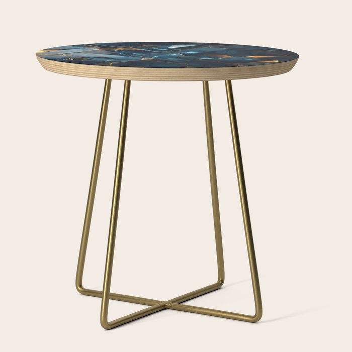 Opulence in Sapphire Blue Side Table Gallery Image 1