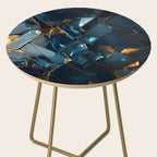 Opulence in Sapphire Blue Side Table Gallery Image 2
