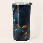 Opulence in Sapphire Blue Travel Mug Gallery Image 2