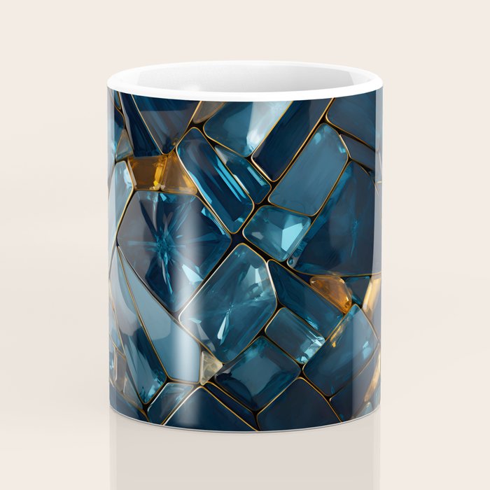 Opulence in Sapphire Blue Coffee Mug Gallery Image 4