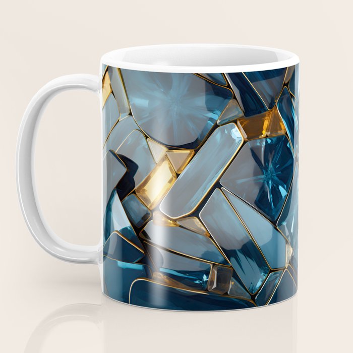 Opulence in Sapphire Blue Coffee Mug Gallery Image 3