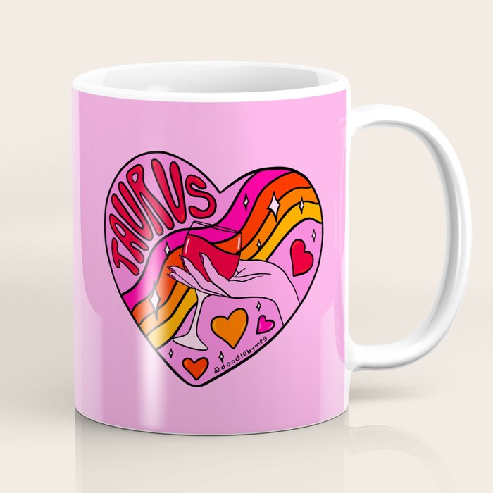 Taurus Valentine Coffee Mug Gallery Image 1