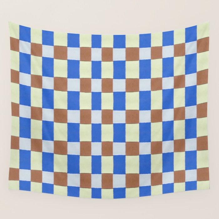 Paper Weaving Pattern #1 Wall Tapestry Gallery Image 4