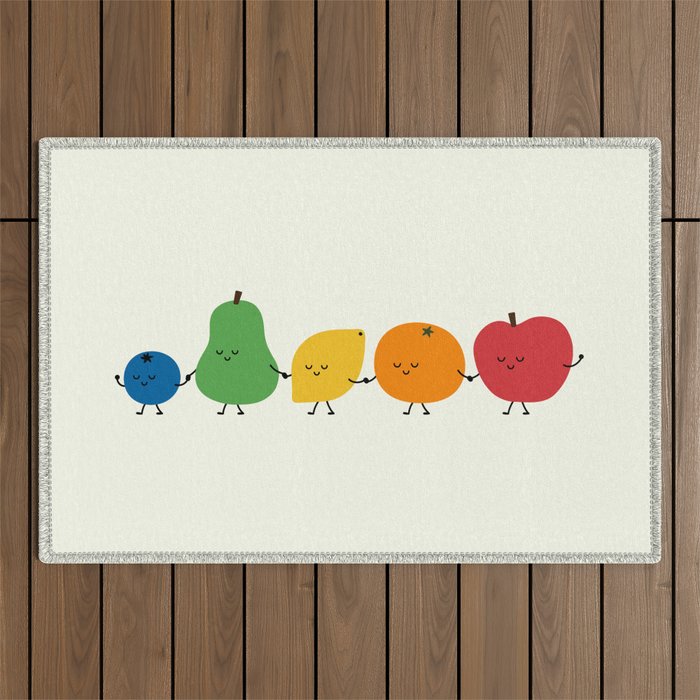 Fruit Parade Outdoor Rug Gallery Image 1