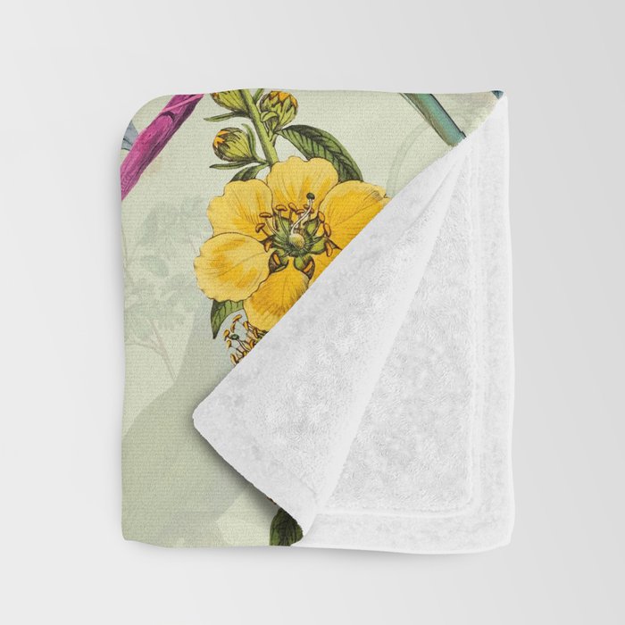 Floral and Birds VIII Throw Blanket Gallery Image 3