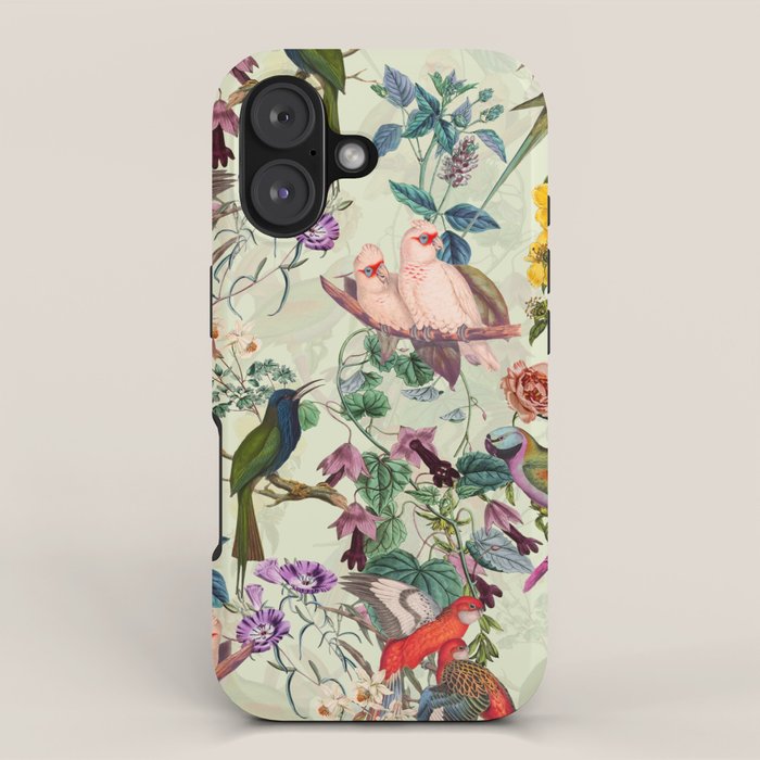 Floral and Birds VIII iPhone Case Gallery Image 1
