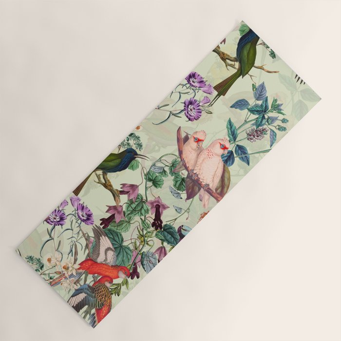 Floral and Birds VIII Yoga Mat Gallery Image 1