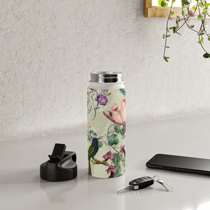Floral and Birds VIII Water Bottle Gallery Image 4