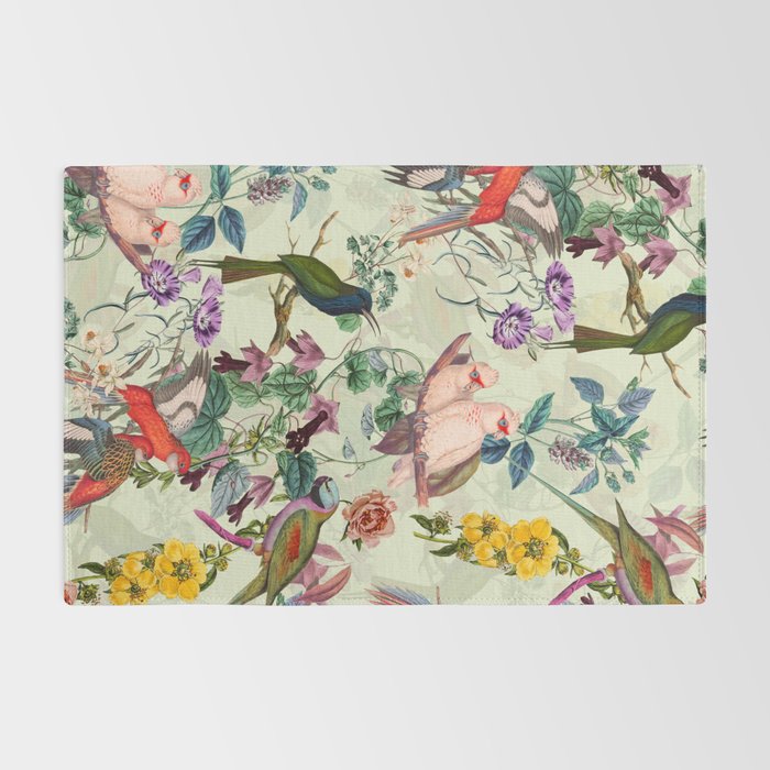 Floral and Birds VIII Rug Gallery Image 2