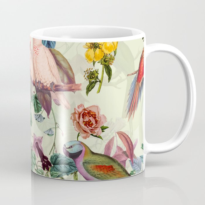 Floral and Birds VIII Coffee Mug Gallery Image 1