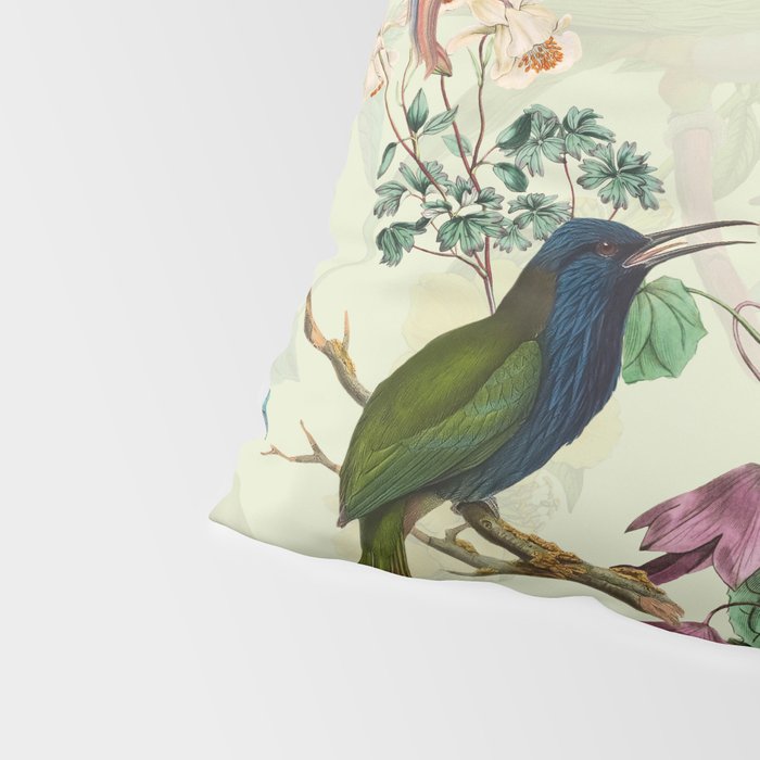 Floral and Birds VIII Pillow Sham Gallery Image 4