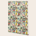 Floral and Birds VIII Wallpaper Gallery Image 2