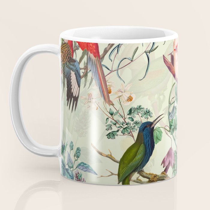 Floral and Birds VIII Coffee Mug Gallery Image 3