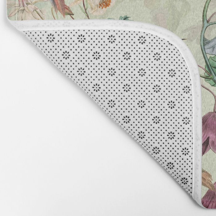 Floral and Birds VIII Bath Mat Gallery Image 2