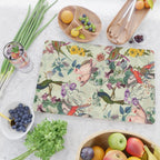 Floral and Birds VIII Cutting Board Gallery Image 2