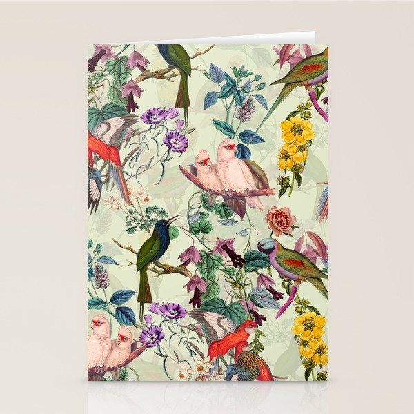 Floral and Birds VIII Stationery Card Gallery Image 2
