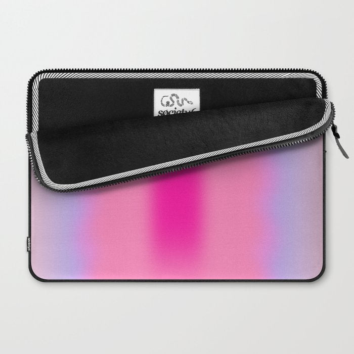 Pink Abstraction - Mid Century Minimalist Gradient Laptop Sleeve Gallery Image 2