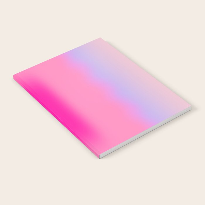 Pink Abstraction - Mid Century Minimalist Gradient Notebook Gallery Image 2