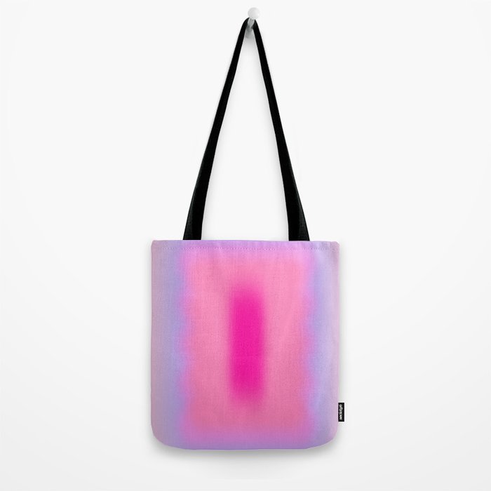 Pink Abstraction - Mid Century Minimalist Gradient Tote Bag Gallery Image 2