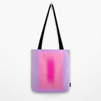Pink Abstraction - Mid Century Minimalist Gradient Tote Bag Gallery Image 2