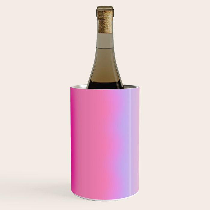 Pink Abstraction - Mid Century Minimalist Gradient Wine Chiller Gallery Image 3