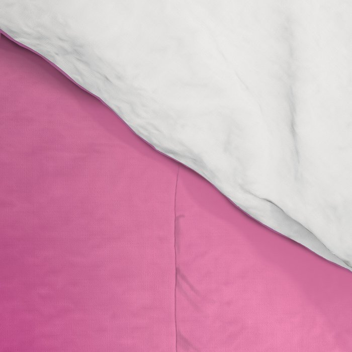 Pink Abstraction - Mid Century Minimalist Gradient Comforter Gallery Image 4