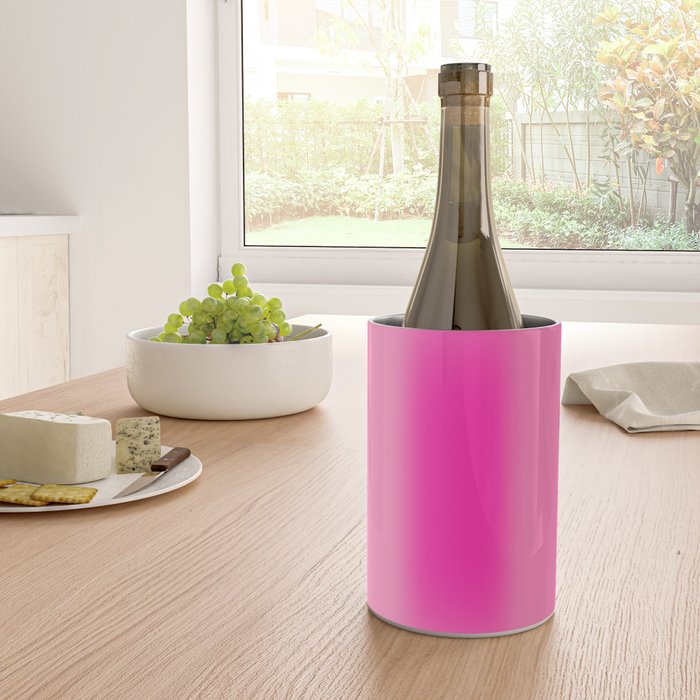 Pink Abstraction - Mid Century Minimalist Gradient Wine Chiller Gallery Image 4