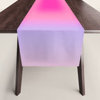 Pink Abstraction - Mid Century Minimalist Gradient Table Runner Gallery Image 1
