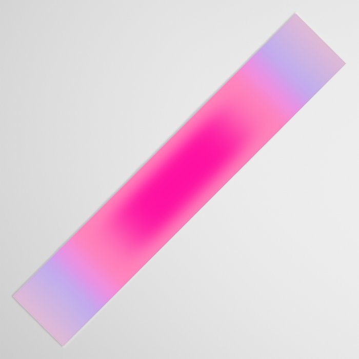 Pink Abstraction - Mid Century Minimalist Gradient Table Runner Gallery Image 3