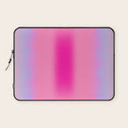 Pink Abstraction - Mid Century Minimalist Gradient Laptop Sleeve Gallery Image 1