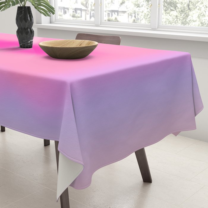 Pink Abstraction - Mid Century Minimalist Gradient Tablecloth Gallery Image 3