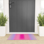 Pink Abstraction - Mid Century Minimalist Gradient Welcome Mat Gallery Image 3