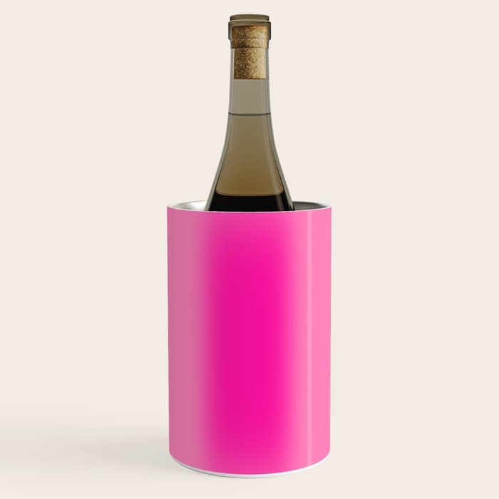 Pink Abstraction - Mid Century Minimalist Gradient Wine Chiller Gallery Image 1