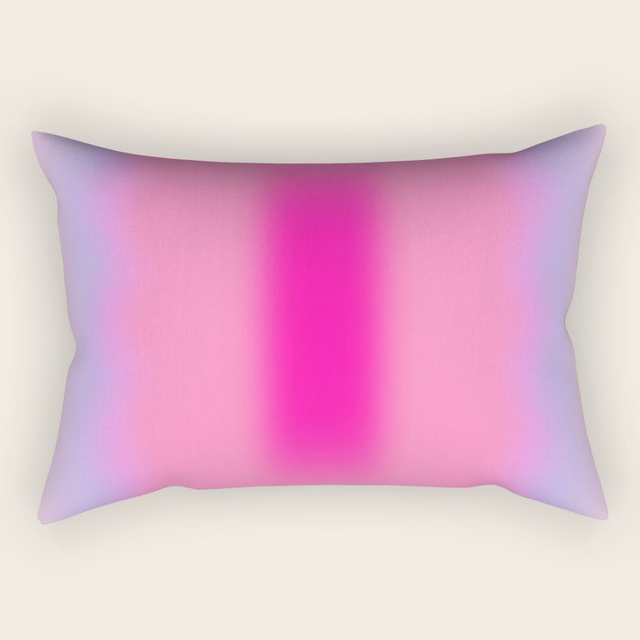 Pink Abstraction - Mid Century Minimalist Gradient Rectangular Pillow Gallery Image 1
