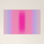 Pink Abstraction - Mid Century Minimalist Gradient Welcome Mat Gallery Image 1