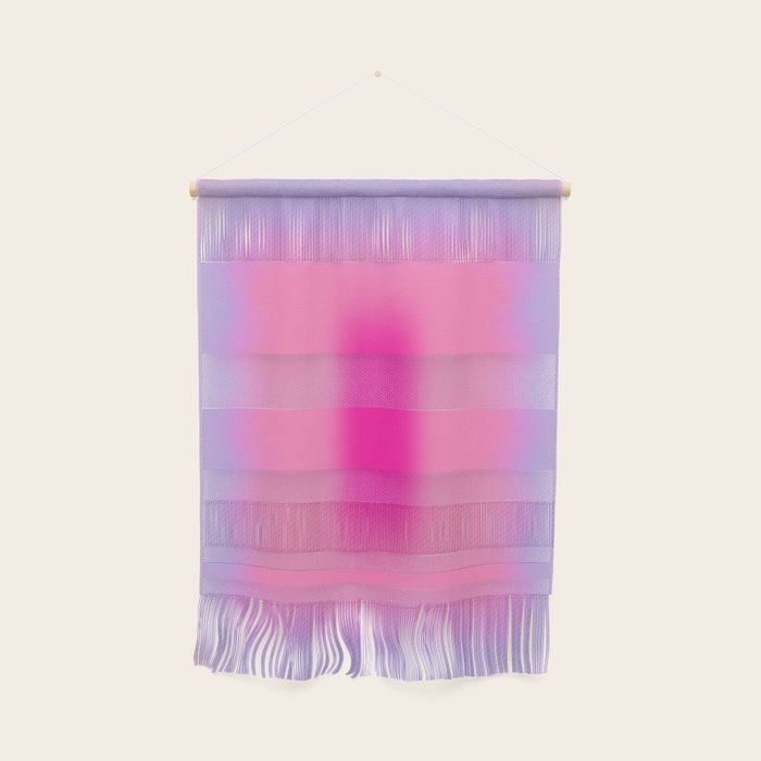 Pink Abstraction - Mid Century Minimalist Gradient Wall Hanging Gallery Image 1