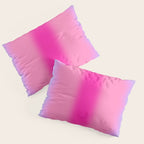 Pink Abstraction - Mid Century Minimalist Gradient Pillow Sham Gallery Image 3