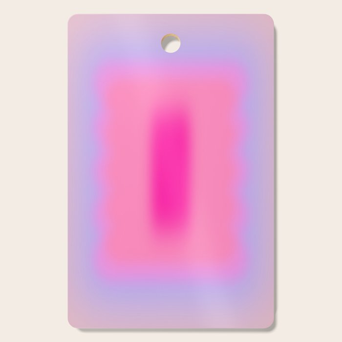 Pink Abstraction - Mid Century Minimalist Gradient Cutting Board Gallery Image 1