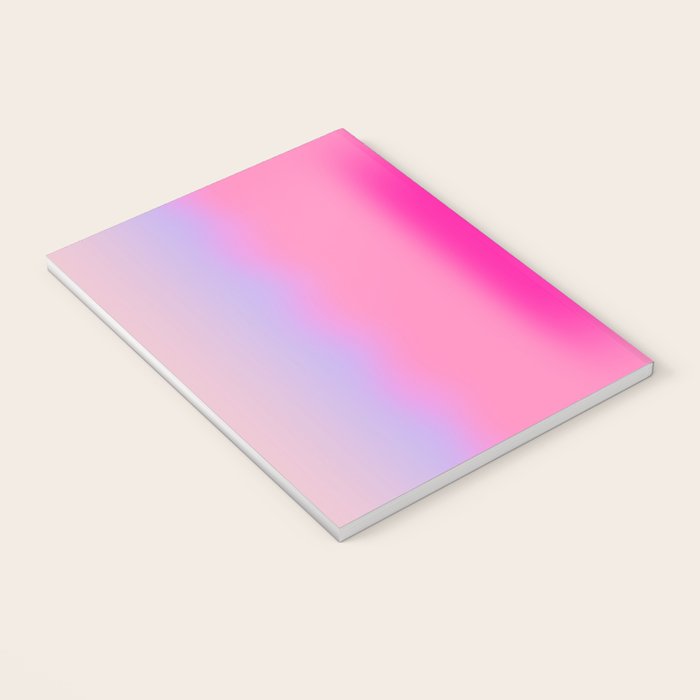 Pink Abstraction - Mid Century Minimalist Gradient Notebook Gallery Image 3