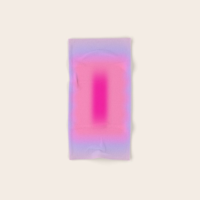 Pink Abstraction - Mid Century Minimalist Gradient Bath Towel Gallery Image 1