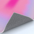 Pink Abstraction - Mid Century Minimalist Gradient Rug Gallery Image 4