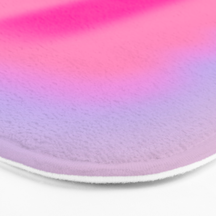 Pink Abstraction - Mid Century Minimalist Gradient Bath Mat Gallery Image 3