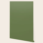 Basil Green Solid Color Wallpaper Gallery Image 2