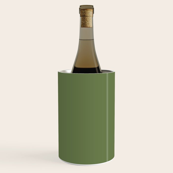 Basil Green Solid Color Wine Chiller Gallery Image 1