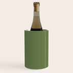Basil Green Solid Color Wine Chiller Gallery Image 1