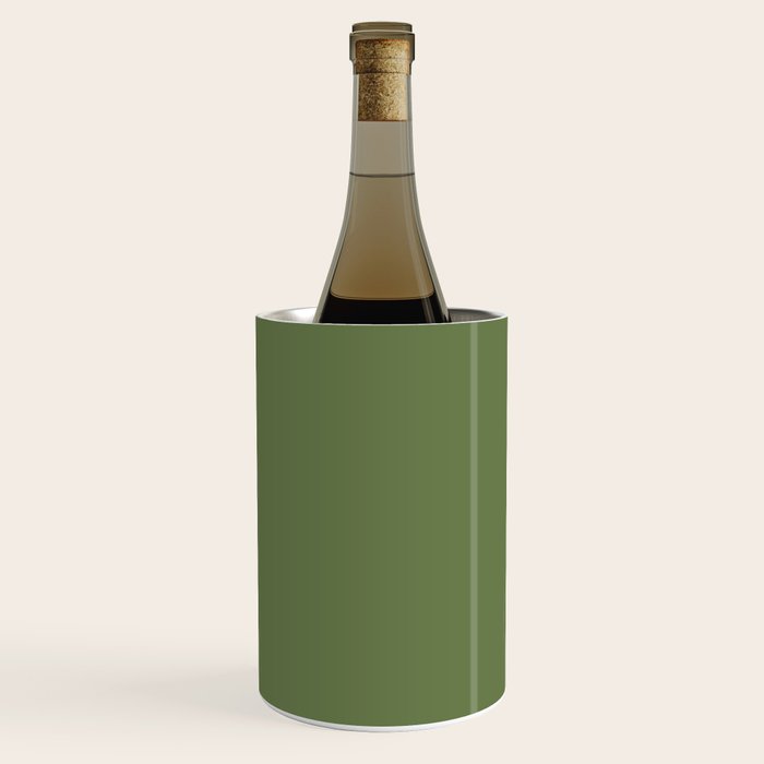Basil Green Solid Color Wine Chiller Gallery Image 3