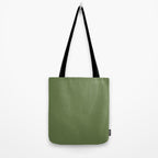 Basil Green Solid Color Tote Bag Gallery Image 2
