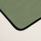 Basil Green Solid Color Desk Mat Gallery Image 4