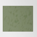 Basil Green Solid Color Throw Blanket Gallery Image 2
