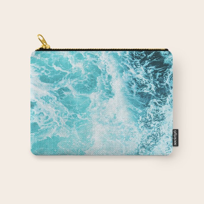 Perfect Sea Waves Carry All Pouch Gallery Image 1